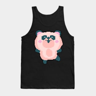 Panda Zen: Pixel Art Panda Design for Fashionable Apparel Tank Top